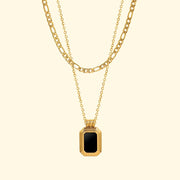 Cubic Layered Necklace