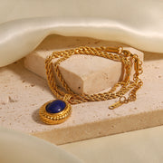 Lapis lazuli vintage necklace